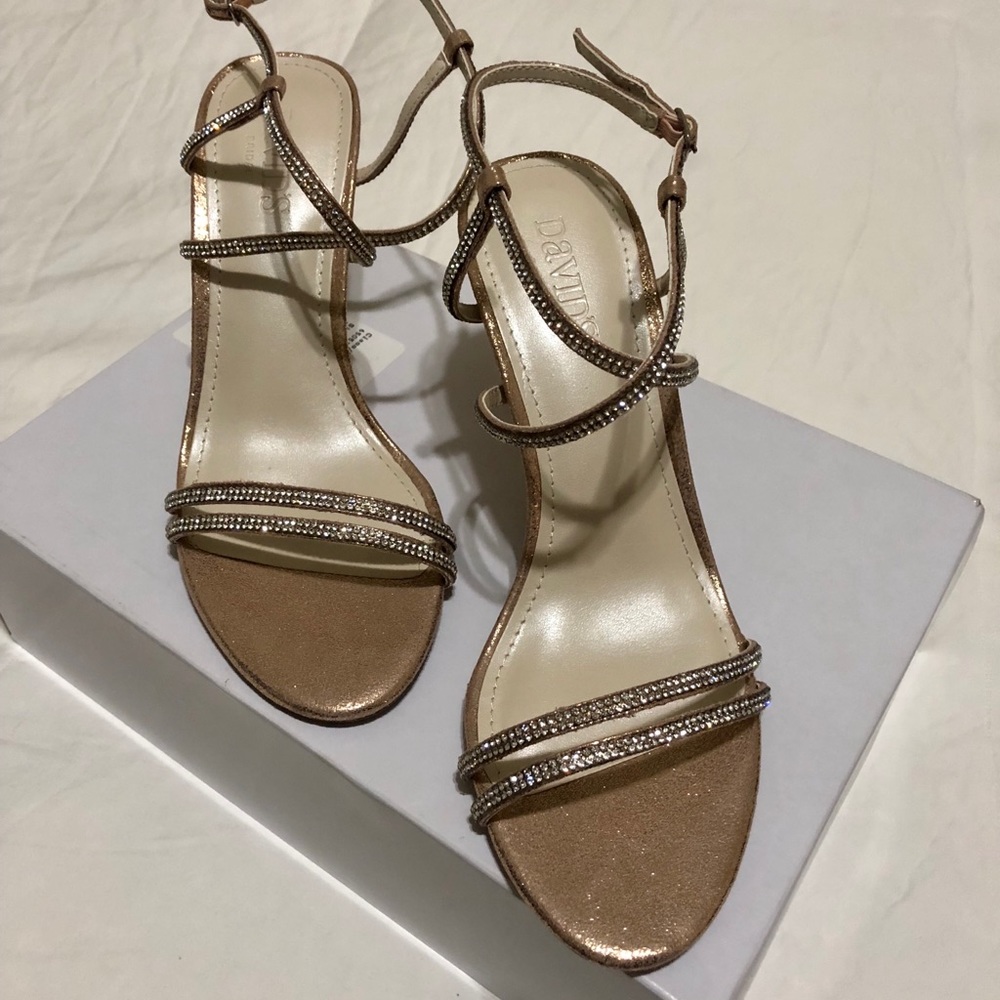 Rosegold heels size 7